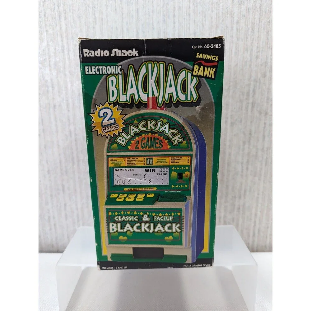Radio Shack Electronic Blackjack Savings Bank